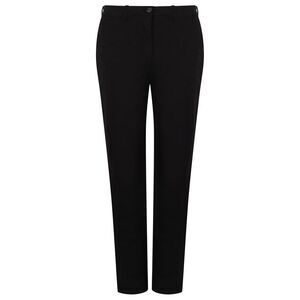 Henbury Womens/Ladies Stretch Chinos / Black